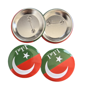 Großhandel No Minimum Logo Offsetdruck Blank Metall Zinn Weißblech 55mm Günstige Pin Button Abzeichen für die Förderung - Product Image 4