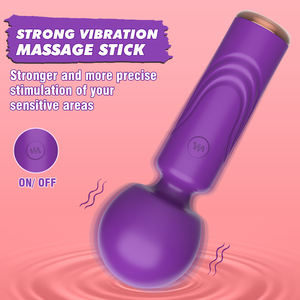 Vibradores de varita, venta al por mayor, <span class=keywords><strong>Mini</strong></span> masajeadores de varita personales, 10 frecuencias, <span class=keywords><strong>6</strong></span> colores, masajeadores de varita inalámbricos de mano - Product Image 2