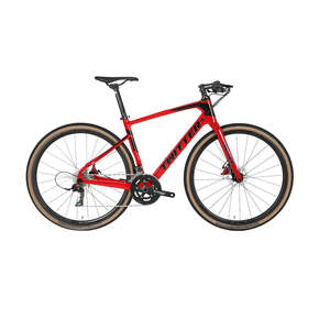 Mon Vélo de Route Léger en Carbone Mat Bleu pour Hommes 45*700C GRAVEL XC 24 Vitesses Manuel Racing Sans Fourche - Product Image 4