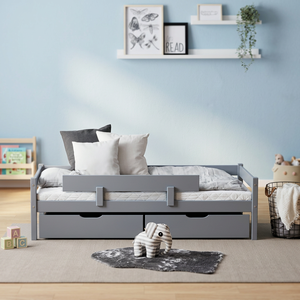 Customized Modern Minimalist Solid Wood Toddler <b>Bed</b> <b>for</b> Bedroom Apartment Hotel or Villa Home Furniture from Indonesia - Product Image 2