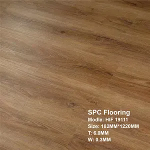 Unilin Click Multi-color Waterproof PVC / LVP /SPC 6MM matt finish vinyl flooring tiles