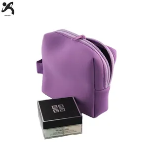 女性の女の子のギフトのためのネオプレン洗えるジップクローズ化粧品バッグ