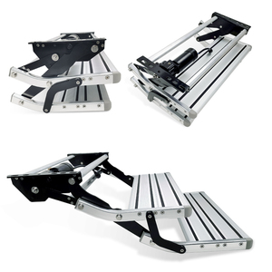 Marches de soudures de voiture électrique de <span class=keywords><strong>camping</strong></span>-<span class=keywords><strong>car</strong></span>, en alliage d'aluminium, pédale Double couche, type C, type B, accessoires de modification, 2 pièces - Product Image 6