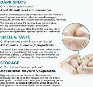 Now Compléments Multivitamine méthylée pour Adultes Femmes Hommes Multi-Capsules Fer B Complexe Zinc Ginkgo Améliorer le système immunitaire - Product Image 4