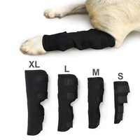 Genouillère pour chien de compagnie à haute élasticité avec orthèses respirantes confortables protection de la jambe arrière soutien de la cheville sécurité physique