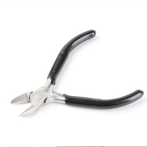 Pince à bec pointu de qualité industrielle, 15 pouces, en acier au chrome vanadium, à mâchoires lisses, à bouche inclinée, outil de coupe de fil - Product Image 2