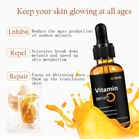 Sérum Visage Éclatant à la Vitamine C avec Curcuma, Papaye et Carotte – Éclaircissant, Raffermissant, Anti-Taches et Anti-Teint Terne