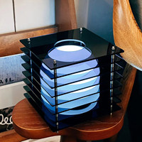Plaque acrylique transparente personnalisée - Lampe de bureau à lumière chaude pour l'éclairage et la décoration de la maison et du bureau