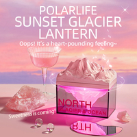 Nouvelle tendance décor à la maison atmosphère lampe de couchage montagnes de glace veilleuse sans fil Bluetooth haut-parleur de bureau