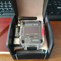 Reloj Deauther Z |   ESP8266+ATmega32u4 WiFi+BadUSB Smart Hacker Watch Versión Mejorada Placa de Desarrollo Pruebas de Seguridad IoT