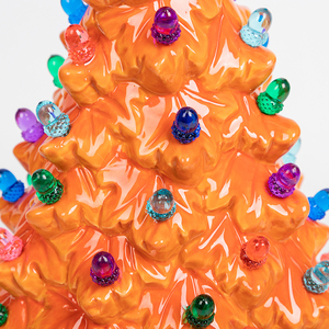 Co-Arts Tête Inclinée Artificielle Décoration Orange Céramique Arbre de Noël Lumière Arbres de Noël Artificiels pour Centre Commercial Hôtel - Product Image 6