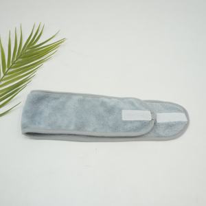 Bandeau facial jetable pour femme, <span class=keywords><strong>serviette</strong></span> de bain, bandeau extensible, bleu - Product Image 4