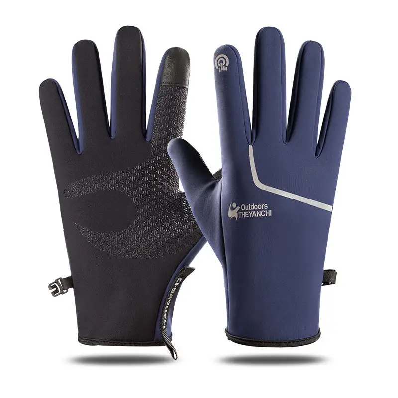 Hot Sale Unisex Neoprene Cycling Ski Gloves Winter Sports Racing Gloves Waterproof Windproof Anti-skid Cross-Country Skiing
