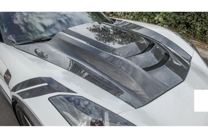 Capot en fibre de carbone MRD pour Chevrolet <span class=keywords><strong>Corvette</strong></span> <span class=keywords><strong>C7</strong></span> <span class=keywords><strong>Stingray</strong></span>, véritable fibre de carbone, capot V3, ajustement parfait, facile à installer - Product Image 5