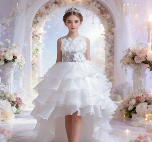 Nouvelles robes <span class=keywords><strong>de</strong></span> soirée <span class=keywords><strong>princesse</strong></span> à paillettes moelleuses pour les filles <span class=keywords><strong>de</strong></span> 10 ans <span class=keywords><strong>robe</strong></span> <span class=keywords><strong>de</strong></span> <span class=keywords><strong>mariée</strong></span> grande fleur <span class=keywords><strong>robe</strong></span> <span class=keywords><strong>de</strong></span> bal enfant longue queue - Product Image 2