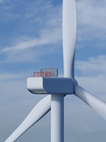 8MW 10MW 16MW éoliennes générateur éolien intelligent système de production d'énergie éolienne pour la mer