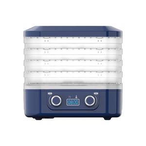 Essiccatore elettrico a 5 strati per alimenti in plastica resistente per frutta e verdura per uso domestico accessorio per vassoio a scatti da cucina blu - Product Image 6