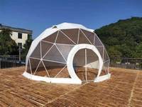 Tente de réception de luxe pour mariage, chapiteau de sol imperméable en PVC, tente d'événement pour salon professionnel, tente de camping extérieure, tente de glamping, dôme géodésique, tente hôtelière