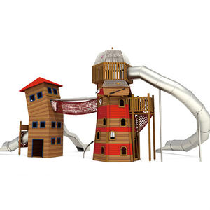 Parque infantil <span class=keywords><strong>con</strong></span> marquesinas y estructuras de sombra para áreas exteriores soleadas. - Product Image 6