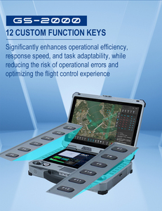 Estación de Control Terrestre Inalámbrica Portátil Grande EVAK GS-2000 para Drones, Control Remoto UAV, Enlace de Datos de Video IP54 - Product Image 6