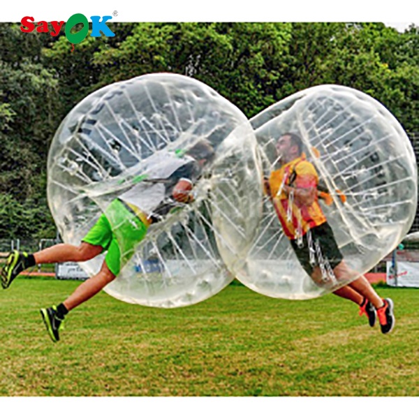 Ballon de football géant gonflable pour enfants Ballon à bulles en Tpu pour pare-chocs humain