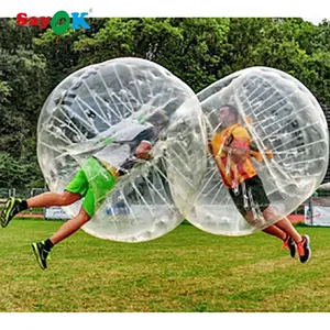 Riesiger aufblasbarer Fußball menschlicher aufblasbarer Bumper-Blasenball Tpu-Blasenfußball für Kinder
