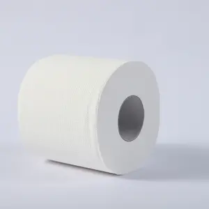 100% Pure Bamboo Core Toilet Sanitary Tissue Roll Wrapped By Paper