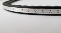 Entretoises en butyle flexibles pour bords chauds, barres d'étanchéité en caoutchouc butyle standard pour la production de double vitrage