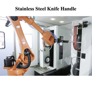 Máquina robótica de afiar e rebarbarbar facas, lixar e polir peças de cobre, totalmente automática, com válvulas - Product Image 3