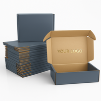 Boîtes postales en papier kraft personnalisées pour l'électronique Boîte postale pour vêtements d'emballage ondulé écologique compostable