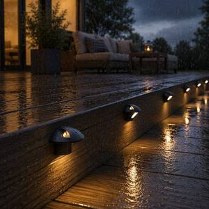 SHIZI <span class=keywords><strong>Mini</strong></span> Projecteur <span class=keywords><strong>LED</strong></span> <span class=keywords><strong>Encastrable</strong></span> pour Marches, Design à Capot, Étanche IP67, pour Extérieur, Jardin, <span class=keywords><strong>Escalier</strong></span>, Terrasse, Allée, OEM - Product Image 3