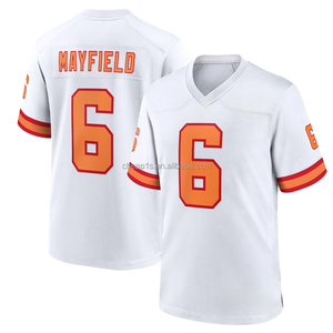 Maglia da Football Americano Tampa Bay Buccaneers con Ricamo, Vendita all'Ingrosso # 6 Baker Mayfield # Maglia da calcio 7 Bucky <span class=keywords><strong>Irving</strong></span> 13 Mike Evans - Product Image 2