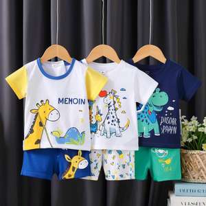 Wholesale No Brand Polyester <b>Kids</b> Mixed Size Children Sets Assorted Bulk Bales New Clothing Cut <b>Label</b> Made Guangdong Summer Top - Product Image 4