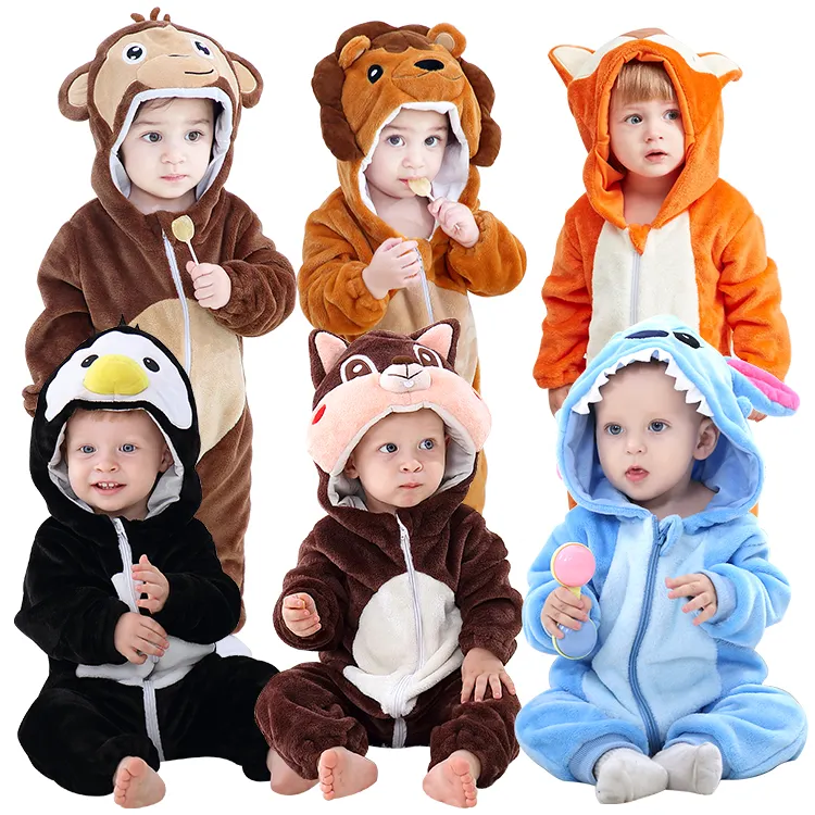 MICHLEY-monos con capucha para bebé, Pelele de Navidad para bebé, ropa de dormir para TV y película, Cosplay de Animal, ropa Unisex