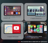 CP-308 Carplay Android 11 Boîte HD sortie approprié pour VW Audi Toyota universel voiture 3 dans 1 disque dur android TV Box
