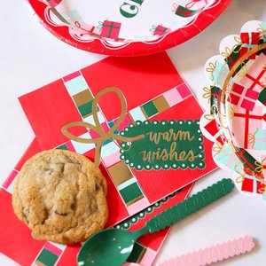 Ensemble de vaisselle pour fête de Noël, disponible pour la personnalisation, ensemble de vaisselle jetable pour fête de Noël - Product Image 6