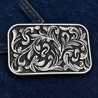 Boucle de ceinture Western Cowboy Boucle de ceinture personnalisée de style floral pour les accessoires de ceinture pour hommes Western Country Cadeau pour lui