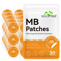 SOLOTREE Marque Privée – 30 Patchs Transdermiques pour l'Équilibre Métabolique, la Calme, la Concentration et la Vitalité – Patchs MB pour le Bien-être Quotidien