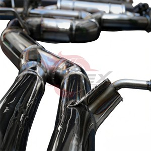 Vortex ท่อไอเสียสแตนเลสสตีลแบบ catback สำหรับ Audi TT RS 2.5T สีดำปลายด้านเดียว - Product Image 6