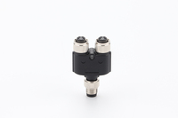 Adaptateur M8 T Y Assemblage Circulaire Bornes Vis Automatisation a B D Code 3p 4p 5p 6p 8p IP67 IP68 Connecteur Étanche