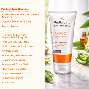 Top Quality Natural Rice Protein <b>Shampoo</b> For Hair Growth Strengthening And Smooth Silky For Damaged Dry Hair Available For Sale - Product Image 5