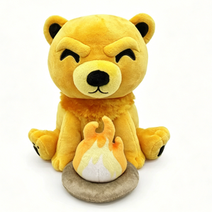 Peluche Générique Mignonne Ours Bleu Gruinard avec Flamme de Feu de Camp, Poupée en Peluche Douce, Ours en Peluche pour Enfants, Cadeau, Décoration Maison - Product Image 6