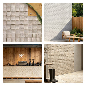 Pannelli in Mosaico di Porcellana Morbida, Rivestimenti Tridimensionali, Impermeabili, Ignifughi, Flessibili, per Pareti Decorative Moderne - Product Image 2