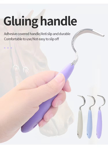 Couteau à sabots de cheval de luxe en acier inoxydable avec manche en plastique pour l'entretien des sabots et l'utilisation en salle de bain - Product Image 5