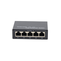 Commutateur réseau de bureau Gigabit Ethernet 1000M avec 5 ports RJ45, capacité de commutation 12G, prise en charge VLAN empilable, séparateur Ethernet QoS