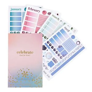 Hojas de planificador kawaii personalizadas de alto rendimiento, libro de pegatinas para diario - Product Image 1