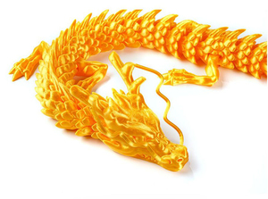 Vashine Jouets de collection pour enfants en PLA écologique, dragon en <span class=keywords><strong>cristal</strong></span> flexible imprimé en 3D - Product Image 4