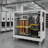 Stabilisateur de tension industriel pour systèmes photovoltaïques et machines d'usine, onduleurs et charges AC industrielles SBW-60KVA AVR