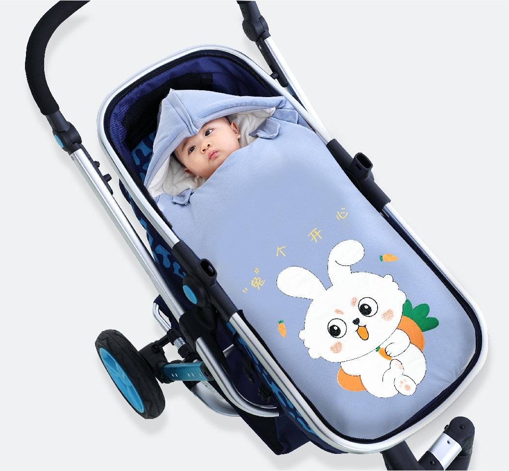 Baby Swaddle Blanket Wrap With Feet – Thick Fleece Sleeping Bag For Newborns 0-12 Months - View #8