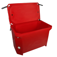 Vente flash : Glacière isotherme en plastique rotomoulé de 220 L, réfrigération par blocs de glace, rétention de la glace pendant 5 jours pour le transport de poisson et de vin